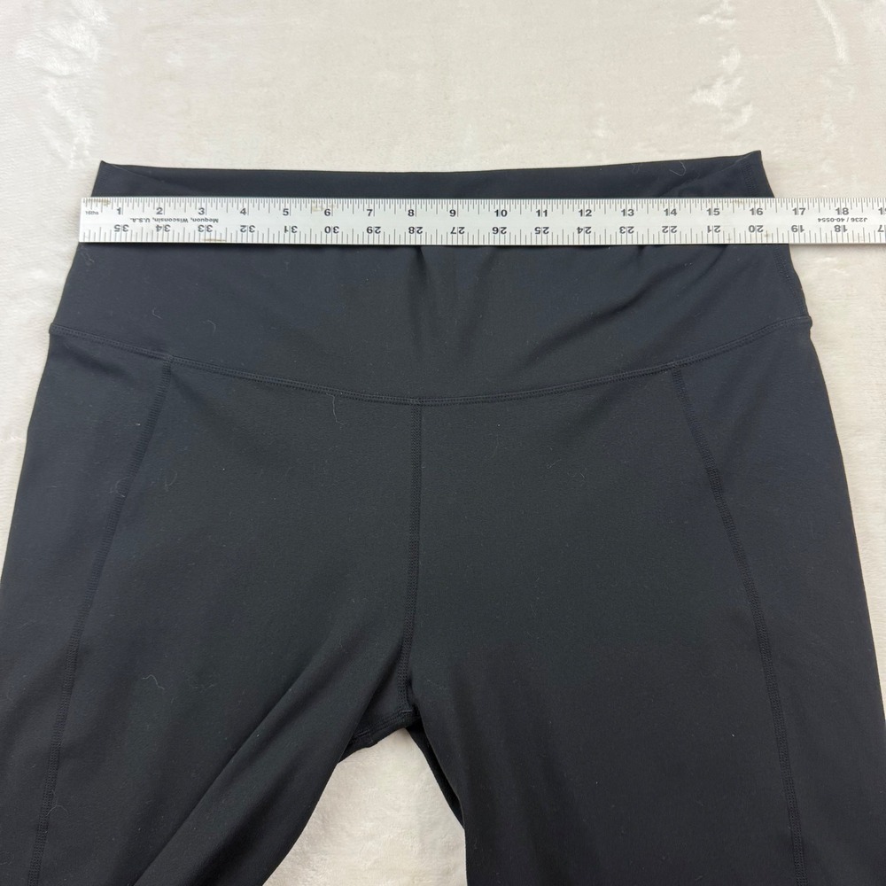 Fabletics PureLuxe Flare Yoga Pants Womens Size L? Black High Waisted Athleisure - Picture 4 of 6